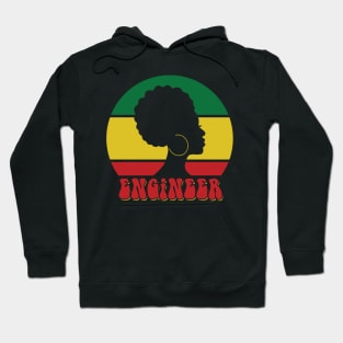 African American Engineer Black History Month Hoodie